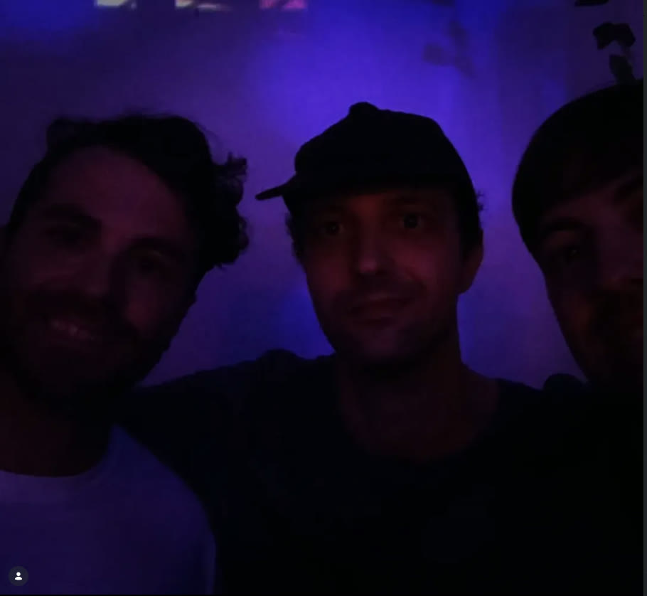 Imanol OD junto a Coyu de Suara y Frolicsome de Spectrum Nights en backstage de LeBikini Barcelona